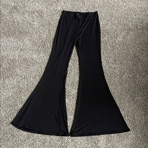 Forever21 Black Flare Stretchy Pants